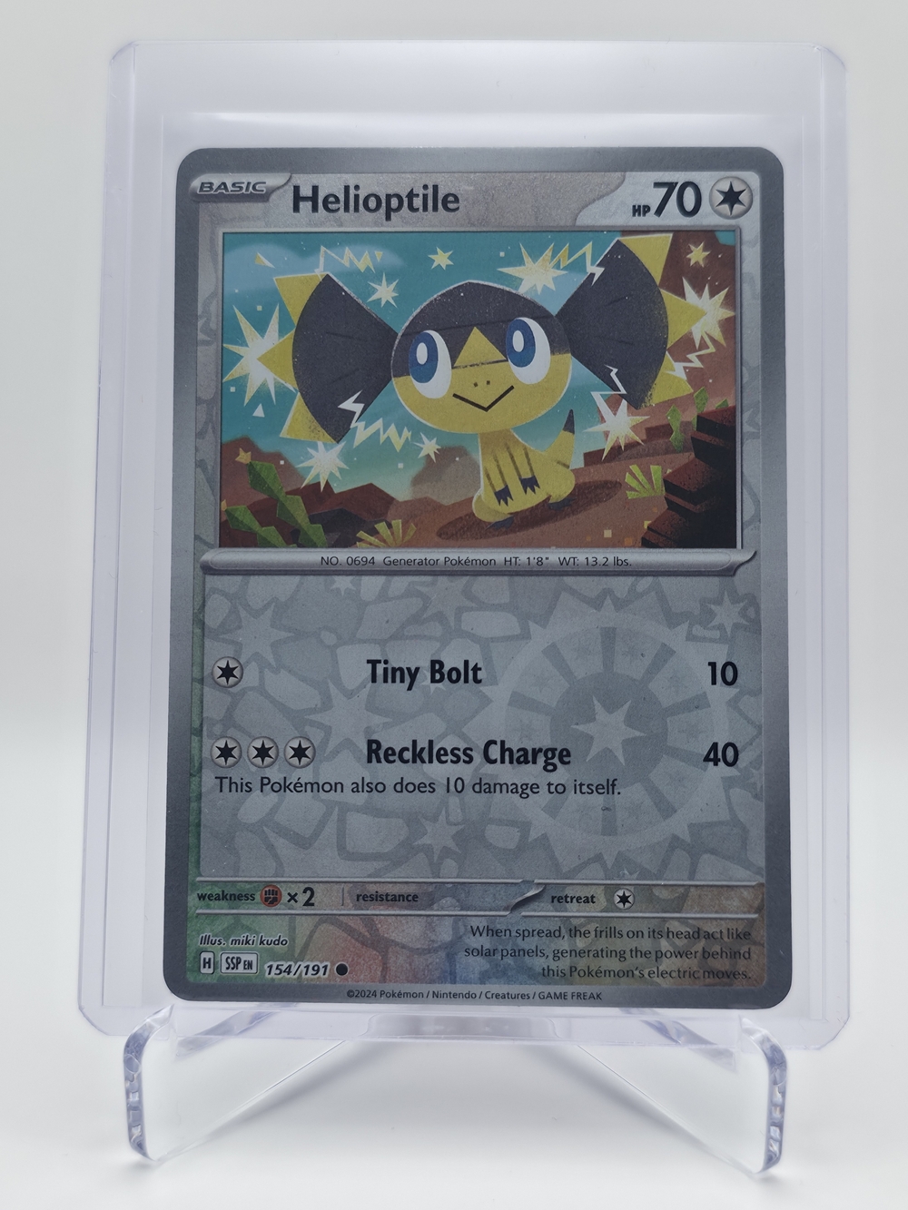 Pokémon TCG - Helioptile - Surging Sparks - Reverse Holo - 154/191